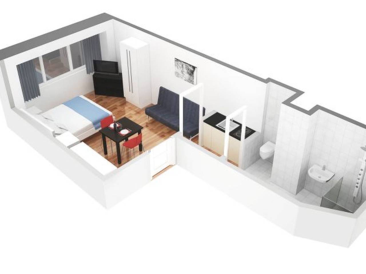 Appartement entier, Appartement de vacances pour 3 personnes in Zurich, District de Zurich