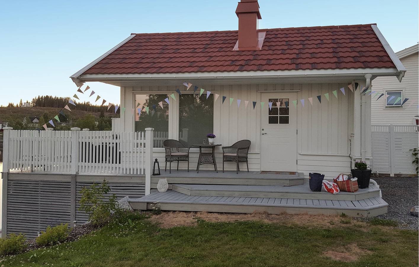 Ferienhaus für 3 Personen mit Garten in Vestre Toten