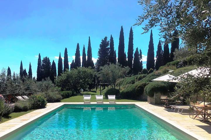 Ferienhaus für 2 Personen, mit Garten und Pool sowie Terrasse in der Toskana