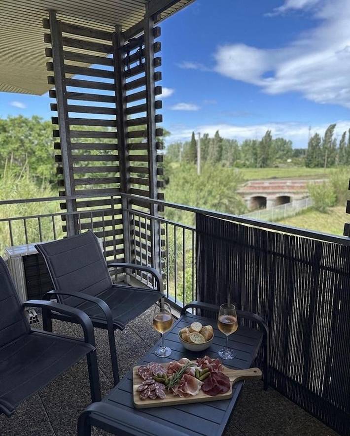 Appartement de vacances pour 4 personnes, avec jardin, animaux acceptés