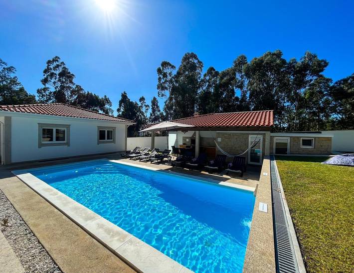 Casa de férias para 8 pessoas, com Jardim no Parque Natural do Litoral Norte
