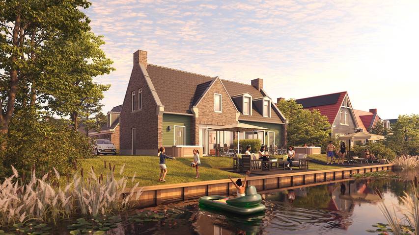 Ferienhaus für 4 Personen, mit Garten und Sauna