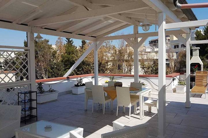 Ferienhaus für 8 Personen, mit Balkon