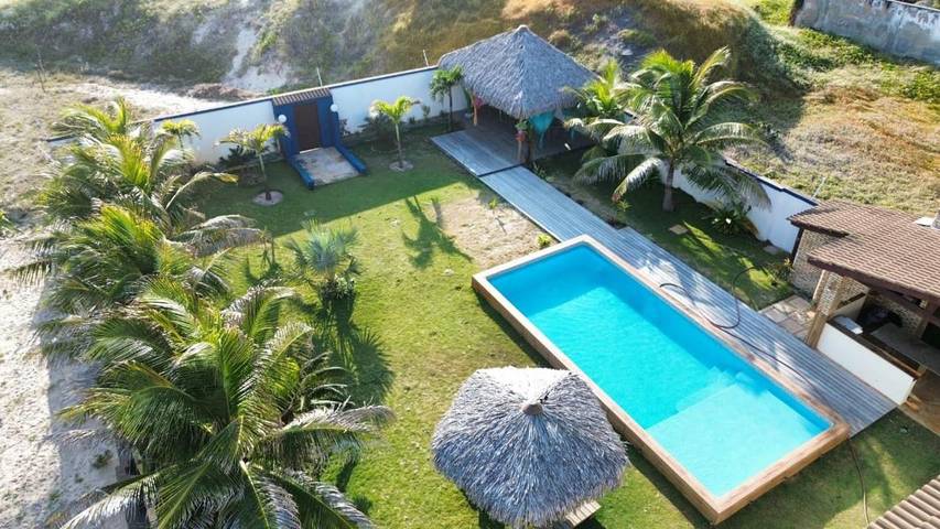 Casas e apartamentos de temporada para 4 pessoas, com terraço e piscina e ainda vista and jardim em Cascavel