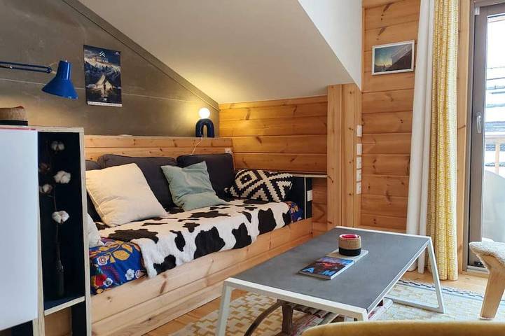 Chalet Beau Ski in the heart of the Chamonix valley, incredible view of the glacier in Chamonix, Mont-Blanc-Massiv