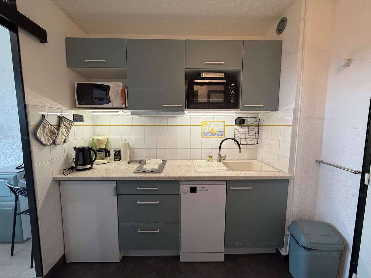 Ganze Ferienwohnung, Cocon lumineux avec Balcon in Narbonne Plage, Narbonne