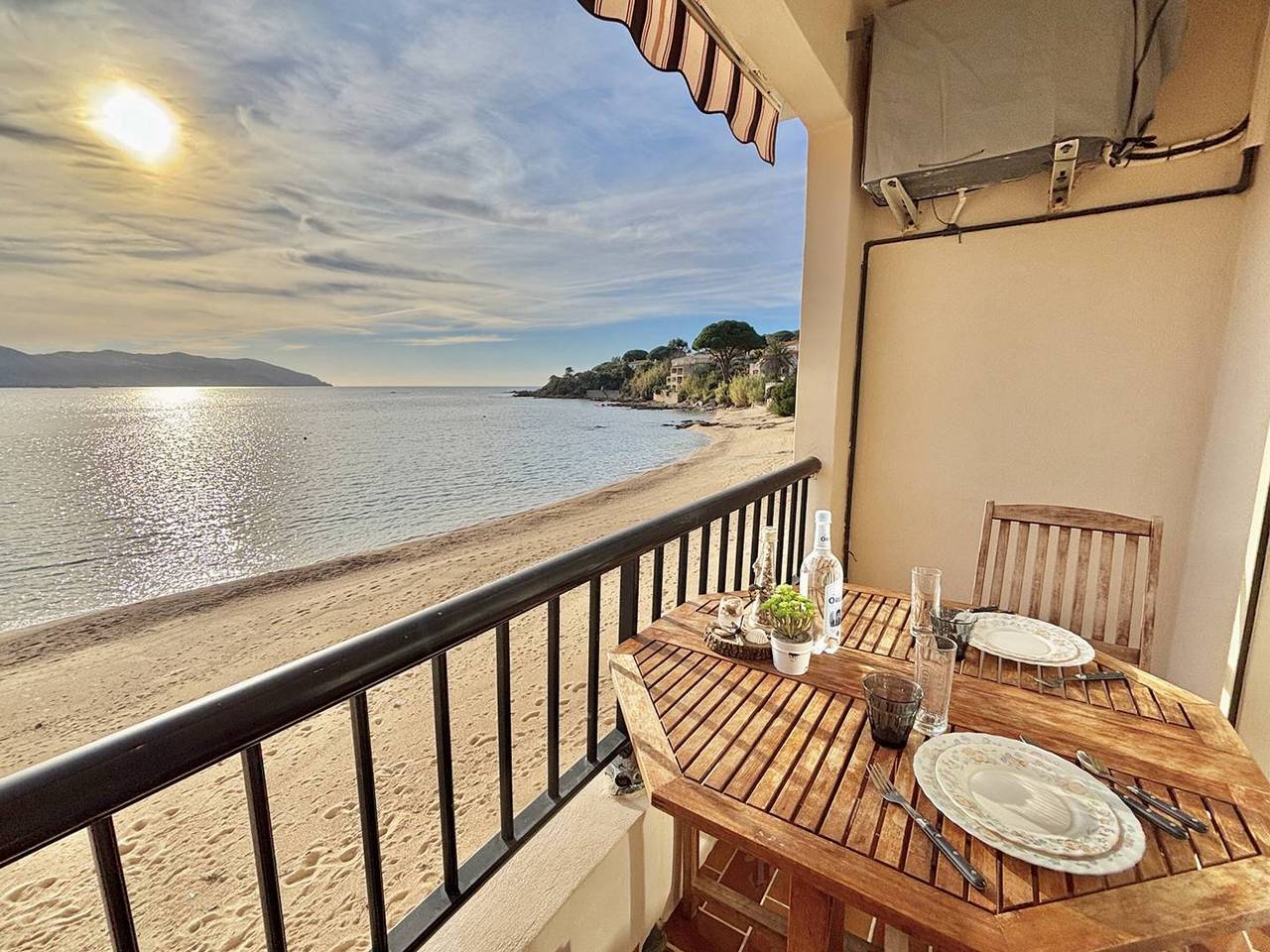Ganze Wohnung, Studio in Tiuccia am Meer mit Klimaanlage in Casaglione, Ajaccio und Umgebung