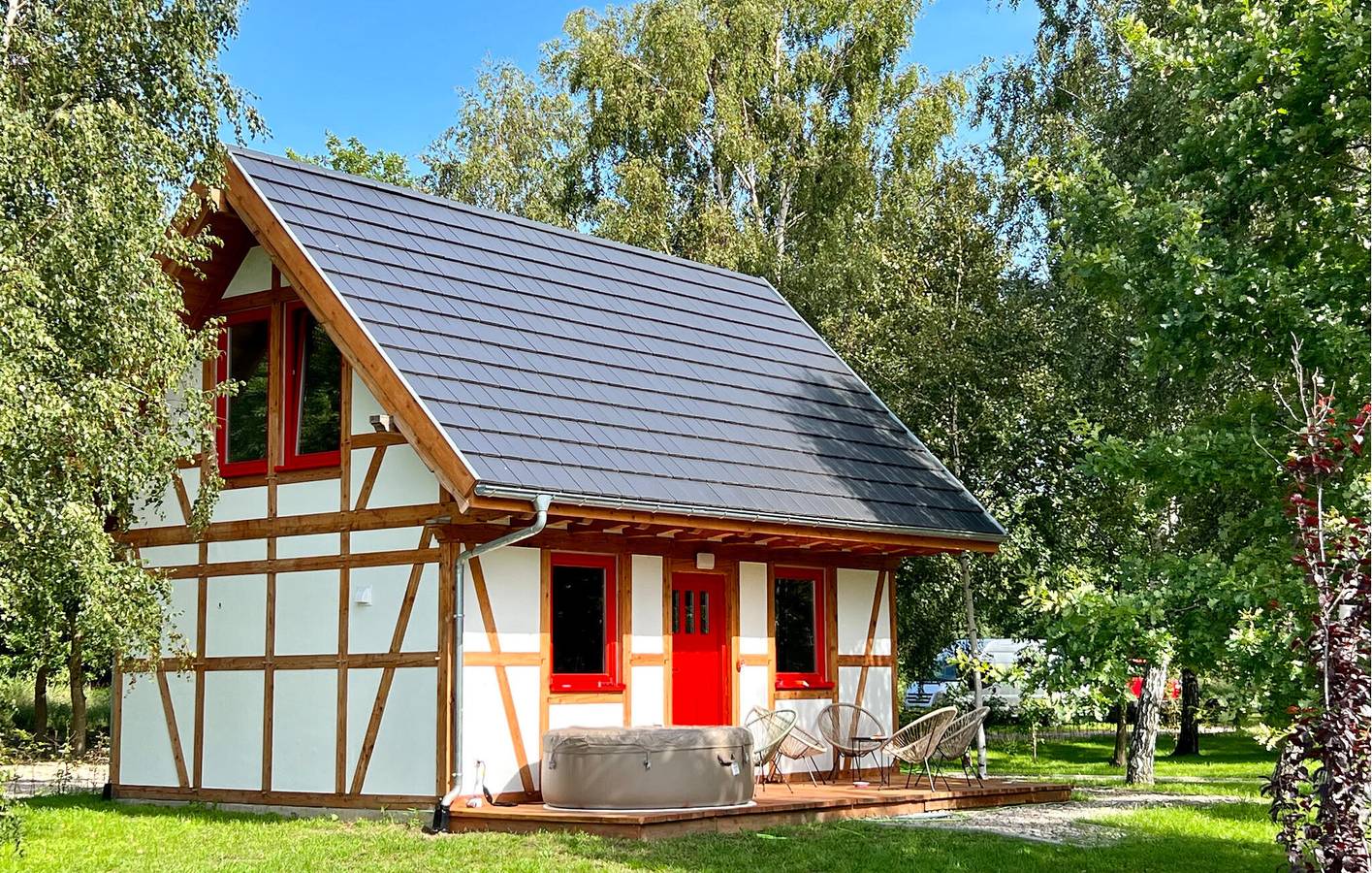 Ferienhaus für 6 Personen mit Garten in Rowy, Garder See (Polen)