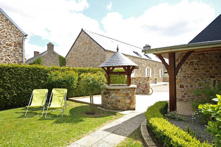 Gîte für 6 Personen, mit Terrasse und Garten in Brix