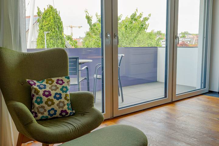 Ferienwohnung für 4 Personen, mit Balkon und Terrasse sowie Seeblick in Wasserburg (Bodensee) - 3