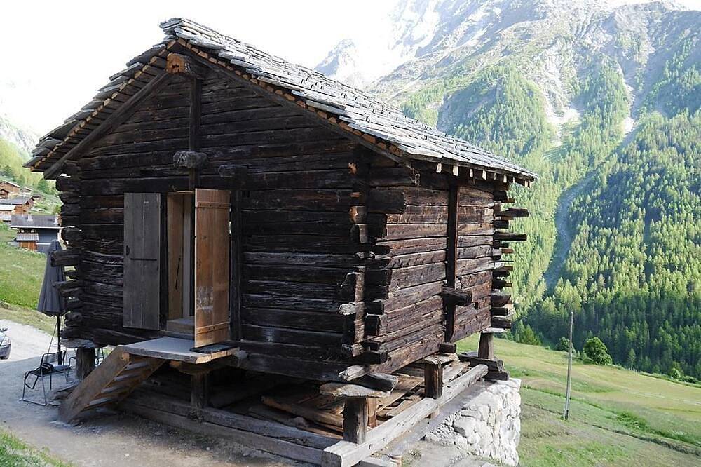 Ferienhaus La Forclaz Vs für 1 - 2 Personen - Historisches Gebäude in Evolène, Walliser Alpen