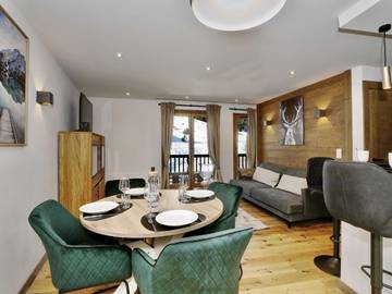 Gîte pour 4 personnes, avec balcon dans Courchevel 1550