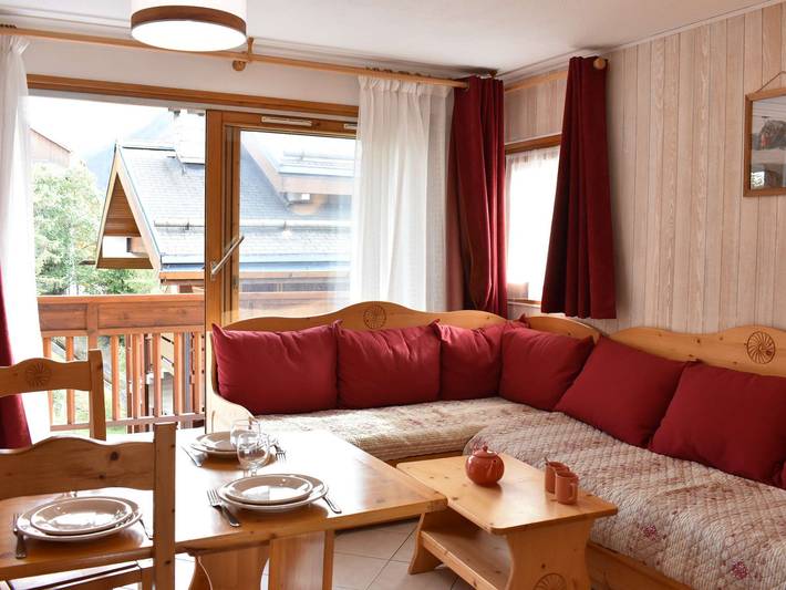 Vakantiewoning voor 4 personen, met Balkon en Zwembad in Méribel