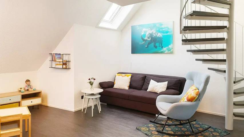 Ferienwohnung für 4 Personen, mit Balkon in Markelfingen