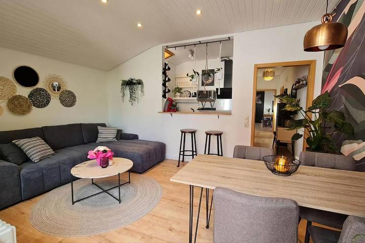 Ferienwohnung für 6 Personen, mit Balkon und Garten sowie Ausblick in Michelstadt - 4