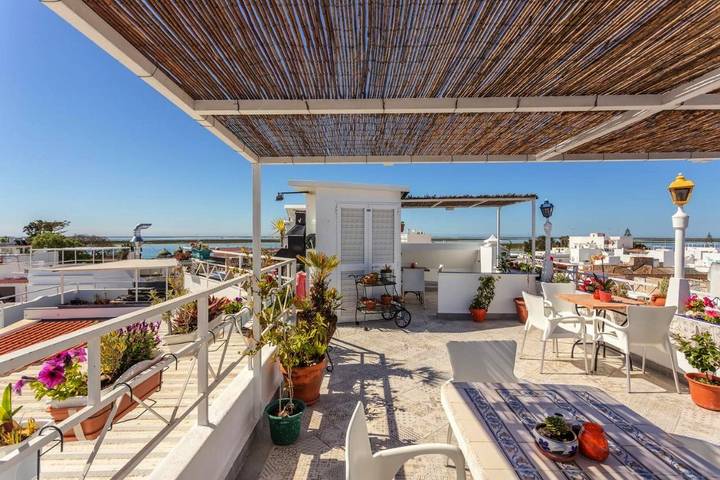 Maison d’hôte pour 2 personnes, avec Terrasse à Olhão