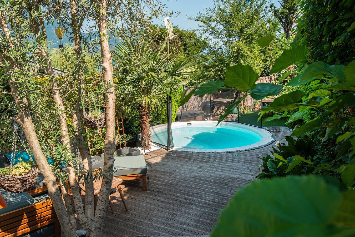 Casa de vacaciones 'La Maison Du Lac' con vistas al lago, piscina privada y Wi-Fi in Tresserve, Chambéry region