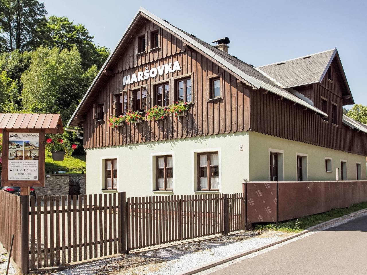 Maršovka in Horní Maršov, Trutnov region