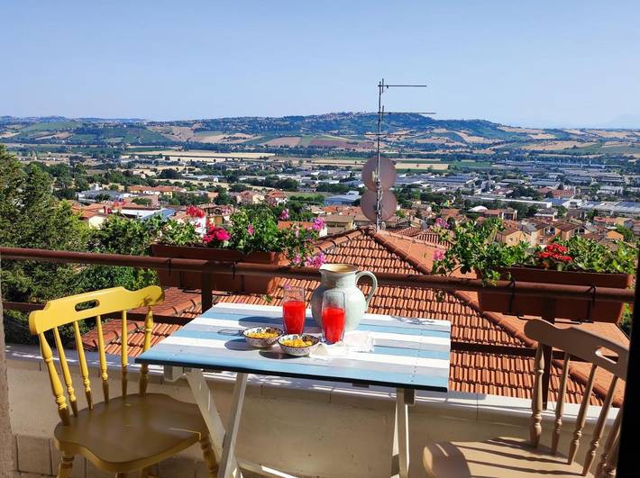 Appartamento per 4 persone, con Panorama a Castelfidardo