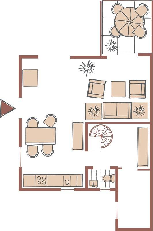 Ferienhaus für 5 Personen, mit Terrasse und Garten, kinderfreundlich in Großenbrode - 2