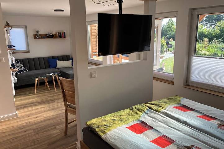 Ferienhaus für 2 Personen, mit Garten und Balkon sowie Sauna, mit Haustier in Sundhagen - 3