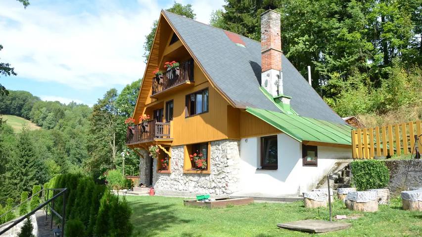 Chalet für 8 Personen, mit Garten, mit Haustier am Riesengebirge