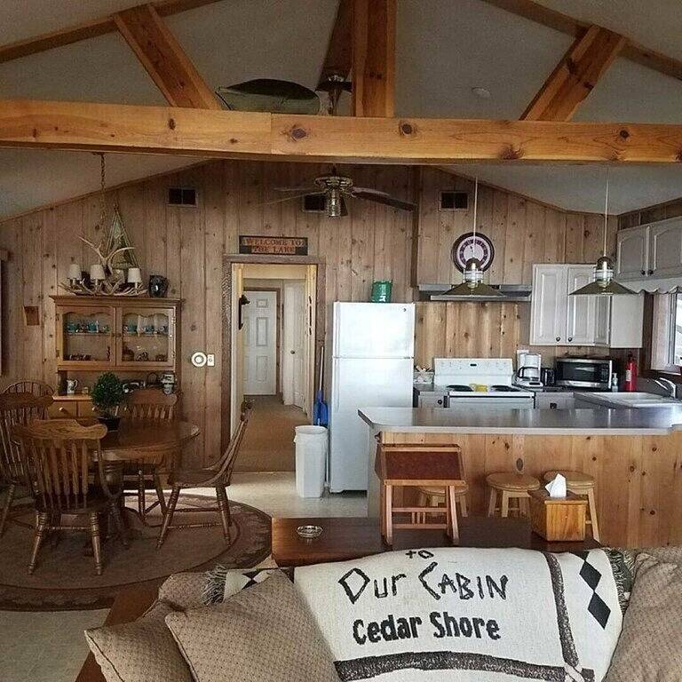 Spectacular Lakefront Cabin w/boat mooring on Higgins Lake Sleeps up to 8 people in Higgins Lake