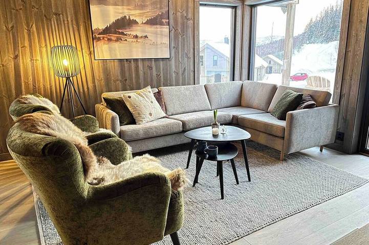 Blockhütte für 8 Personen, mit Balkon - 1