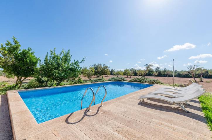 Can Sitjar - Maison de campagne avec piscine privée et Wifi gratuit à la périphérie de Porreres in Porreres, Majorque du Sud