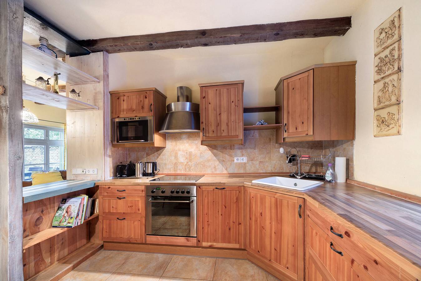 Ferienhaus 'Das Künstlerhaus' mit privater Terrasse, privatem Garten und Wlan in Sandersdorf-Brehna, Anhalt - Bitterfeld