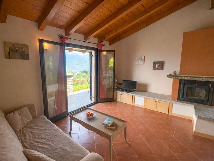 Gîte pour 4 personnes, avec vue et vue sur le lac ainsi que piscine et jardin, animaux acceptés à Colico - 4