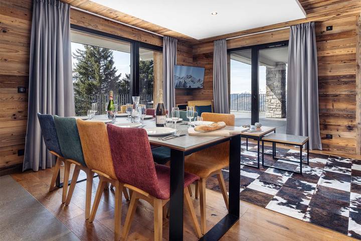 Gîte pour 8 personnes, avec Balcon dans La Rosière - 3