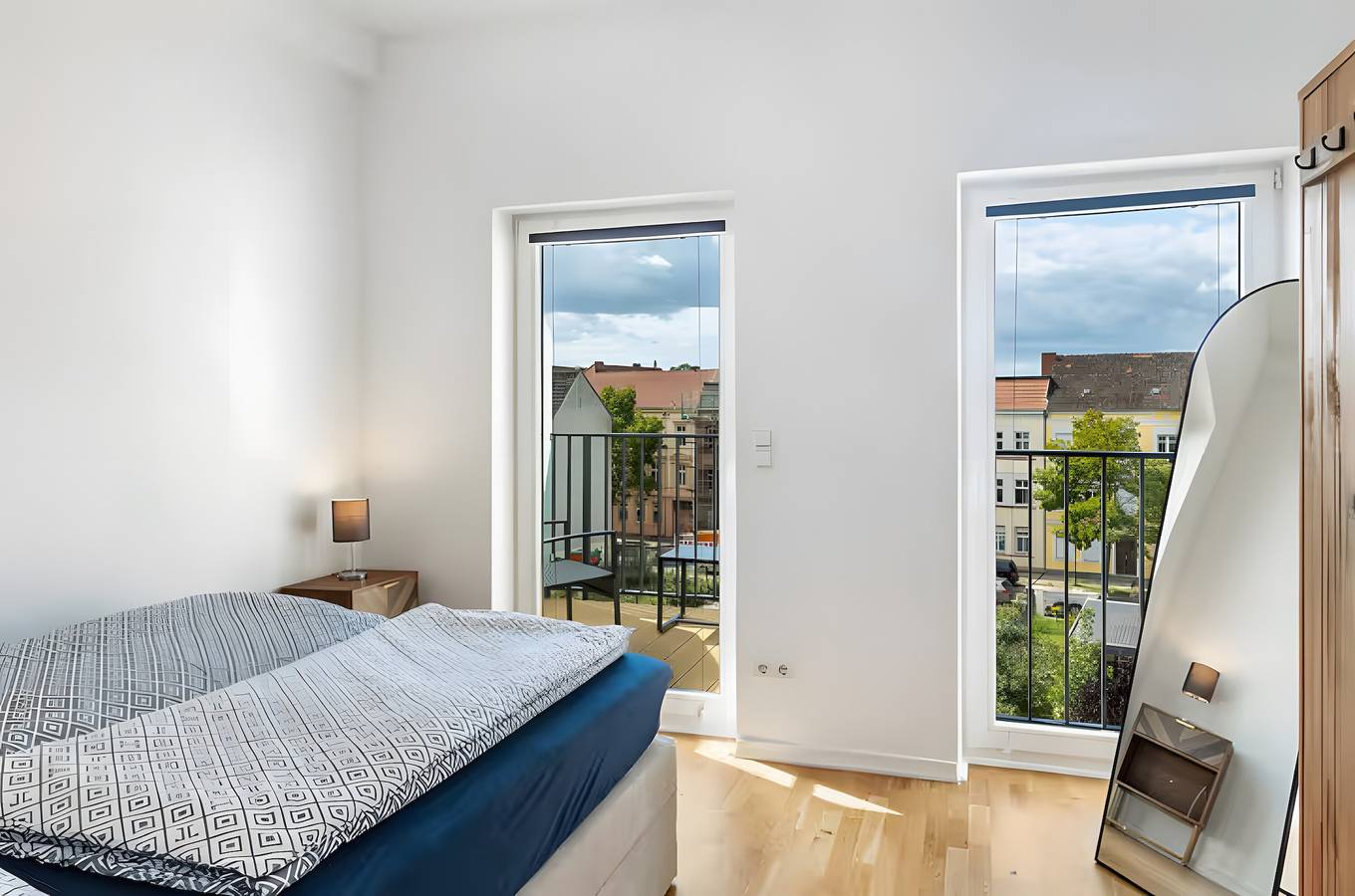 Ferienhaus 'Elbe Central Loft' mit Balkon, Wlan und Klimaanlage in Wittenberge, Prignitz