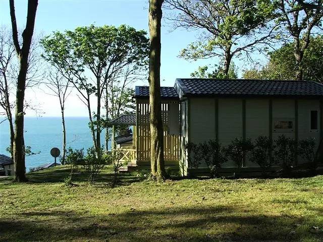 Chalet für 2 Personen, mit Terrasse in der Normandie