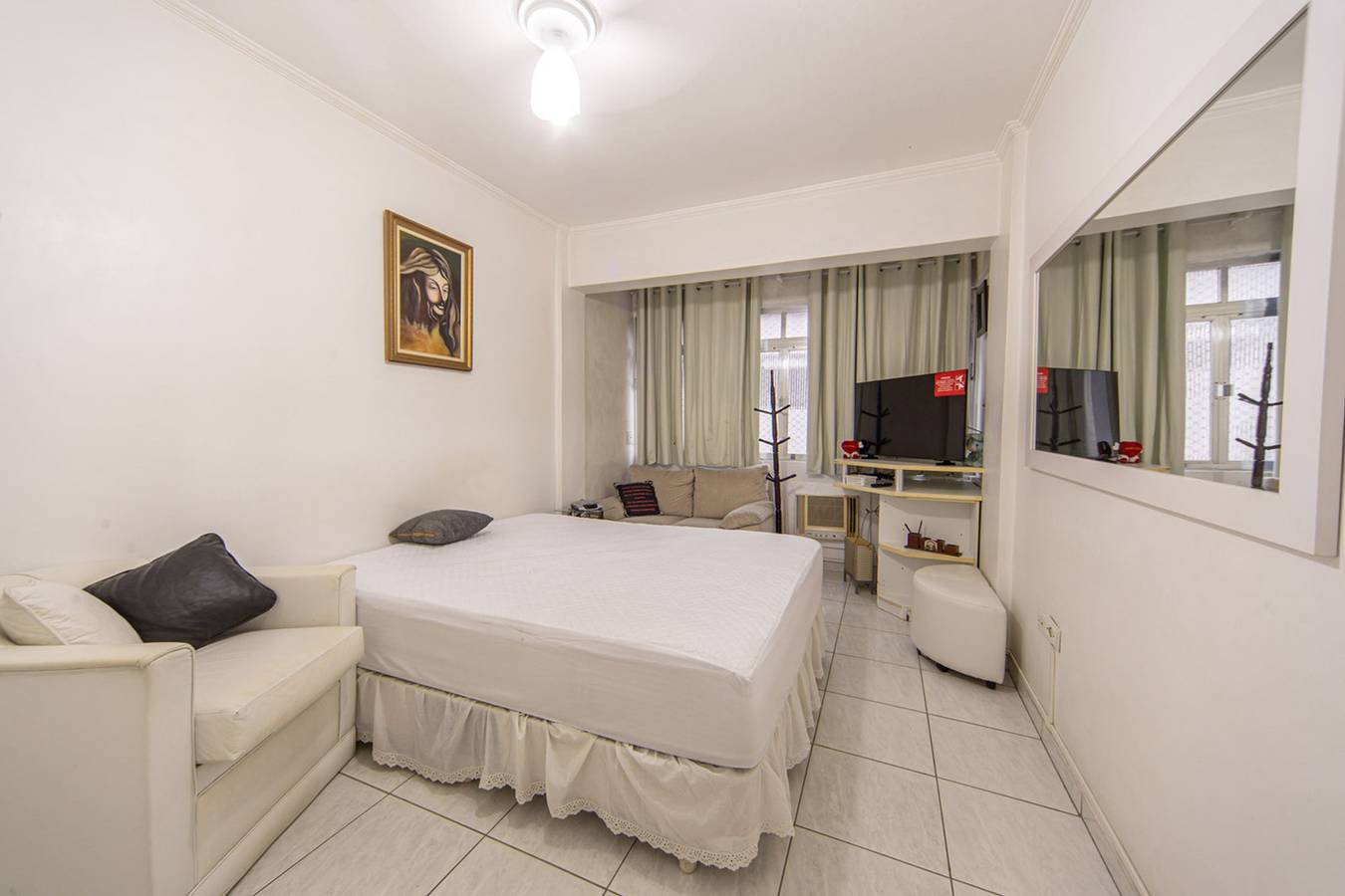 Appartamento intero, Apto com Wi Fi e Garagem a 240 metros da Praia in Santos, Baixada Santista