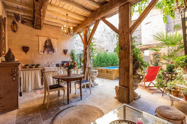 Maison de vacances pour 12 personnes, avec balcon à Condom