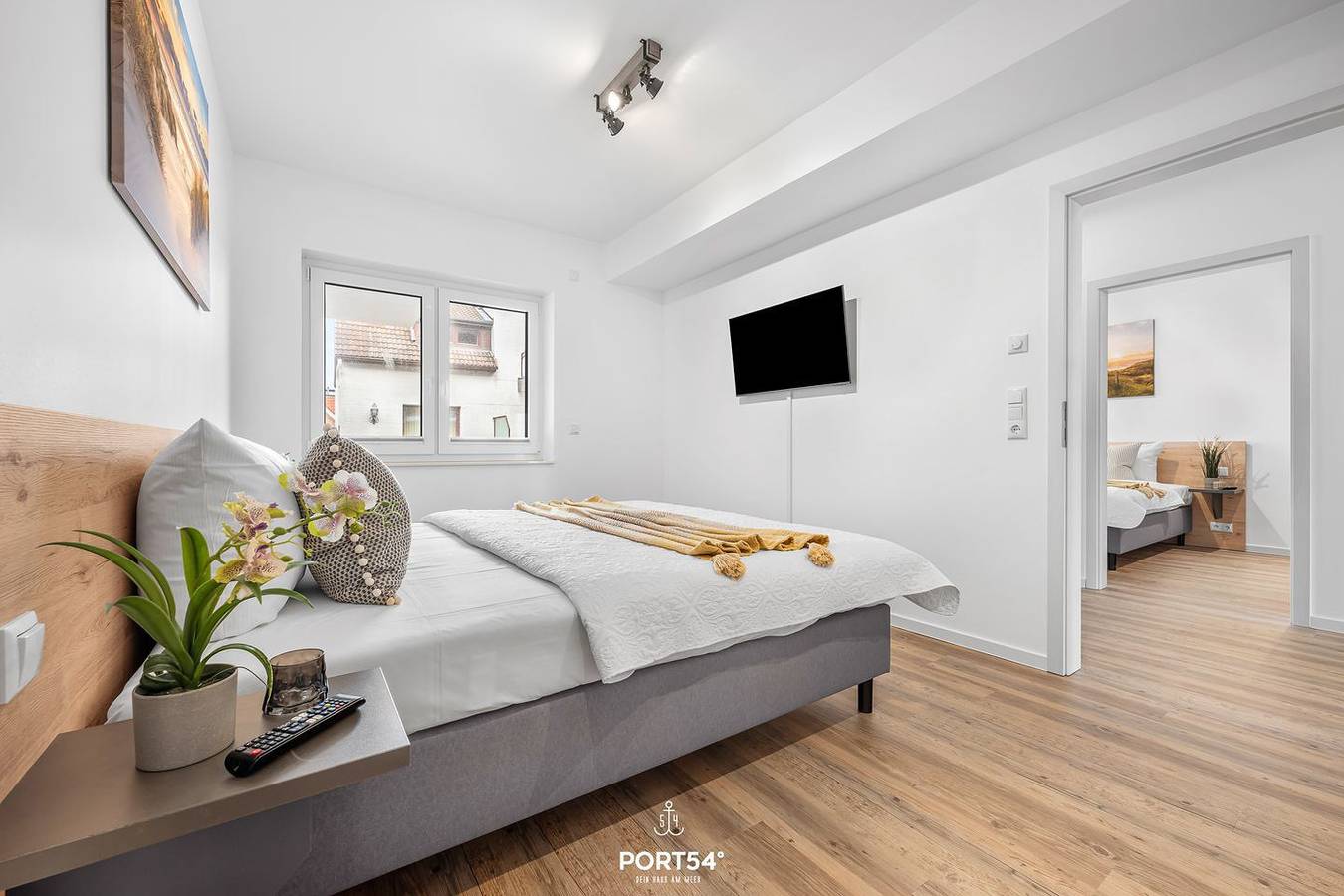 Ganze Wohnung, Ferienwohnung Waterkant Büsum direkt am Strand mit Meerblick über den Hafen in Hafen Büsum, Büsum