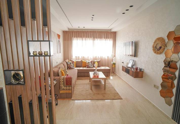 Gîte pour 6 personnes, avec terrasse et vue, adapté aux familles à Kénitra - 4