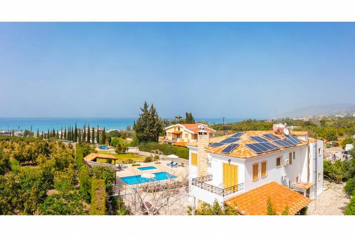 Villa für 10 Personen mit Meerblick in Αργάκα, Südzypern