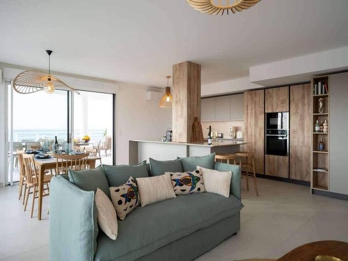 Appartement de vacances pour 8 personnes, avec jacuzzi et balcon/terrasse