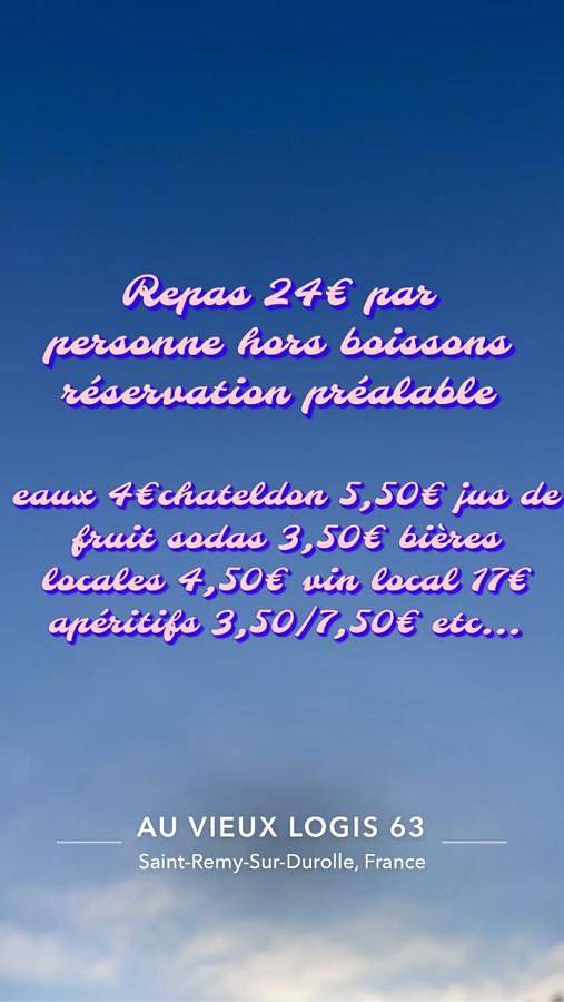 Au Vieux Logis 63 in Saint-Rémy-sur-Durolle, Parc Naturel Régional Livradois-Forez