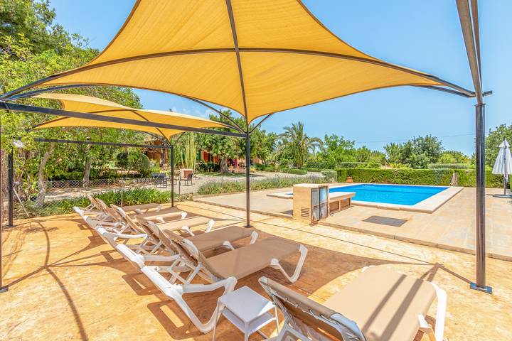 Casa rural para 12 personas, con jardín y piscina, Familias con niños en Binisalem - 4