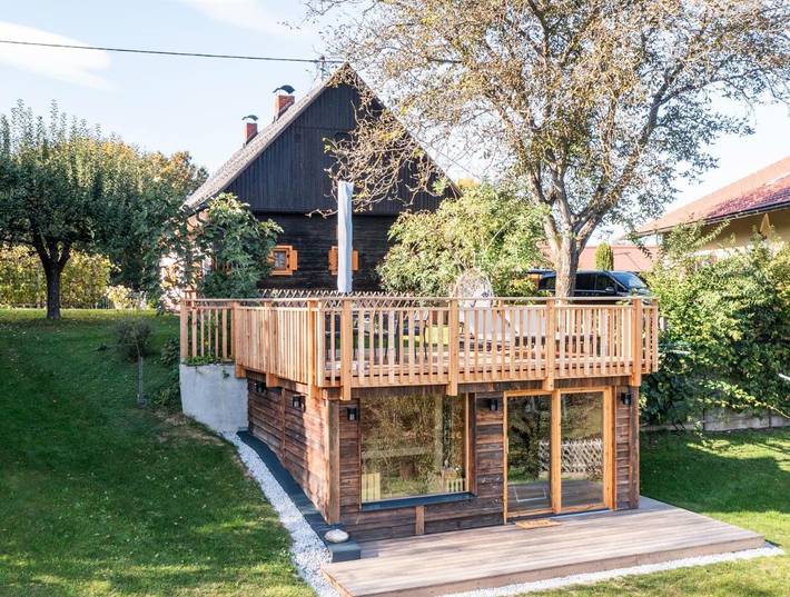 Ferienhaus für 5 Personen, mit Sauna und Garten sowie Ausblick, mit Haustier - 1