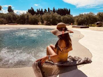 Villa pour 2 personnes, avec jardin et piscine ainsi que sauna et vue à Mauguio