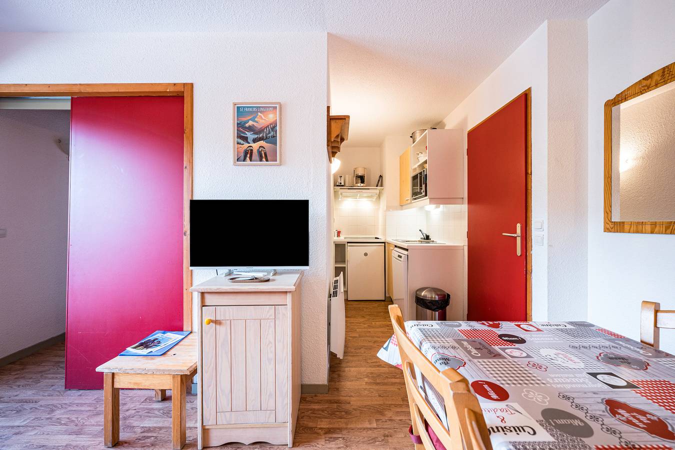 Ganze Wohnung, Apartment 'A2 309 Au Pied Des Pistes' mit Bergblick und Balkon in Saint-François-Longchamp, Le Grand Domaine