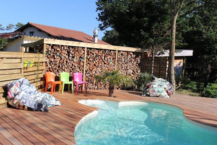 Hôtel pour 4 personnes, avec Terrasse et Jardin à Labenne