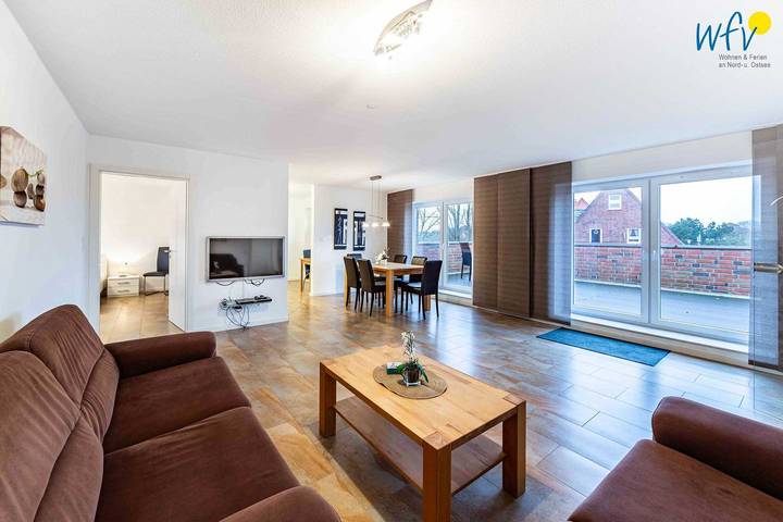 Ferienwohnung für 4 Personen, mit Terrasse auf Borkum