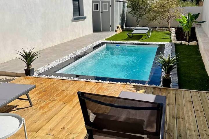 Maison de vacances pour 4 personnes, avec piscine - 1