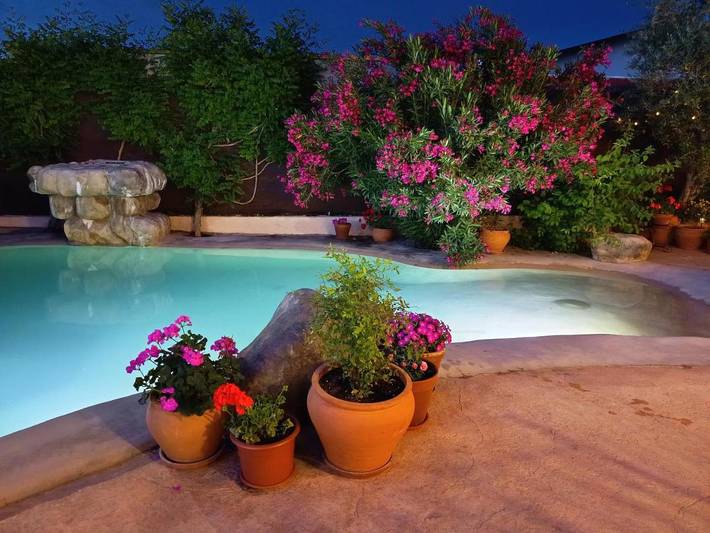 Maison de vacances pour 4 personnes, avec jardin ainsi que vue et piscine, animaux acceptés - 1