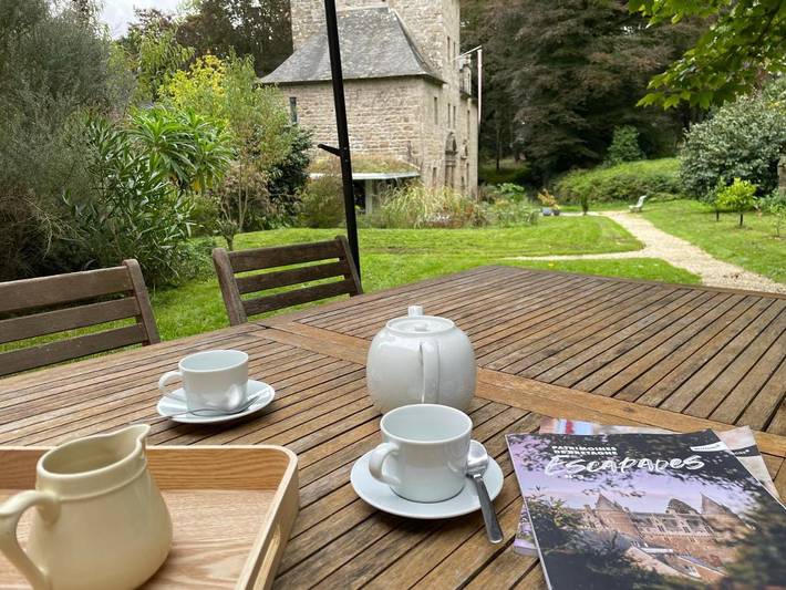 Location de vacances pour 4 personnes, avec vue ainsi que jardin et sauna à Le Vieux-Marché - 3